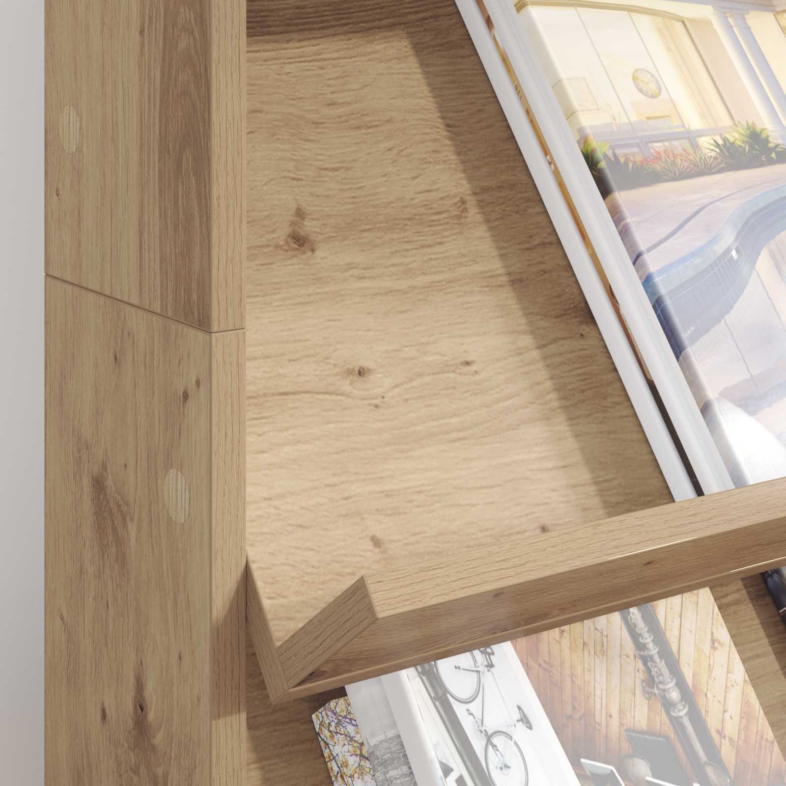 Magazinregal Artisan-Eiche 70 x 41 x 126 cm Holzwerkstoff