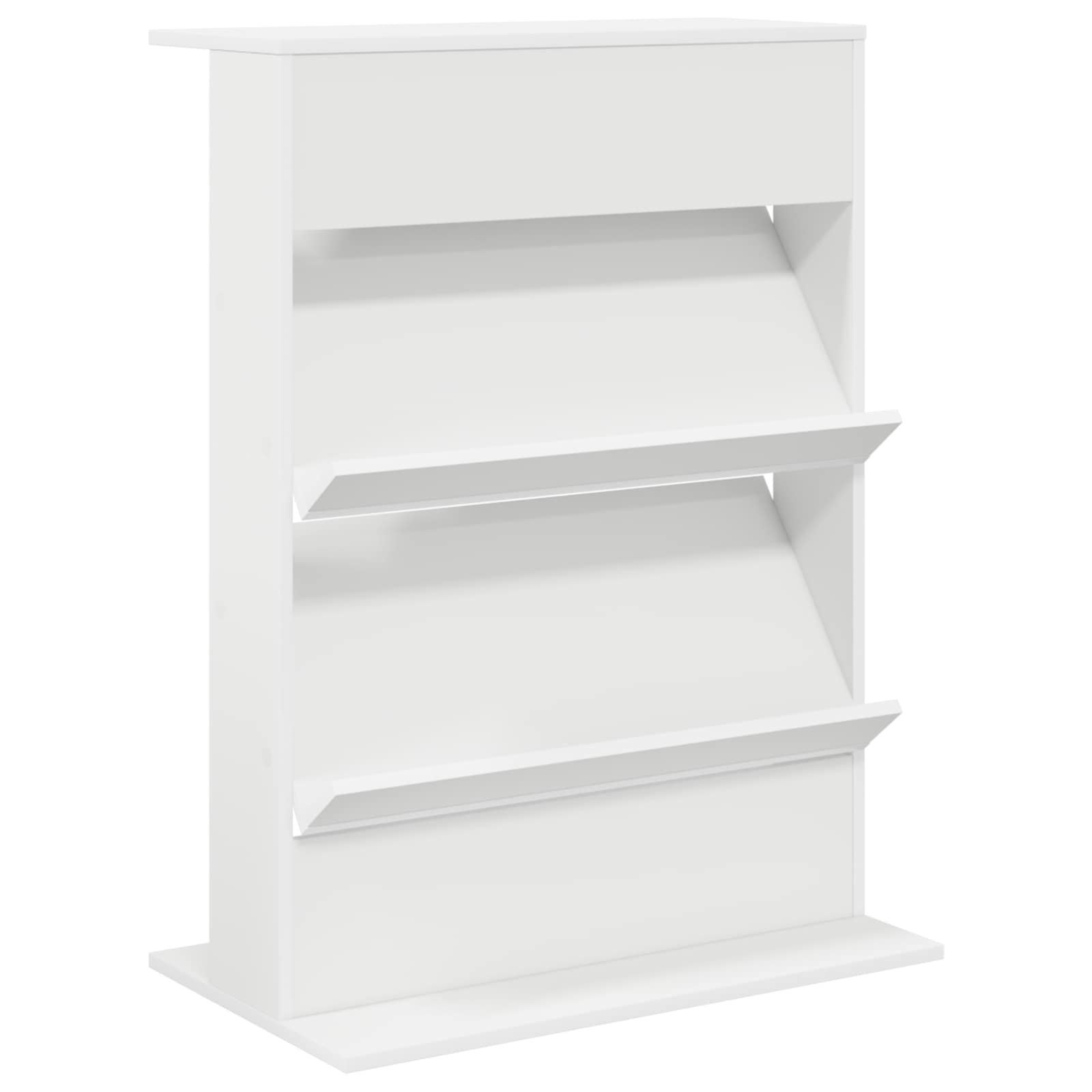 Magazinregal mit Regal Weiß 70 x 41 x 96 cm Holzwerkstoff