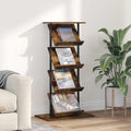 Magazinregal Geräucherte Eiche 68 x 40 x 123.5 cm Holzwerkstoff