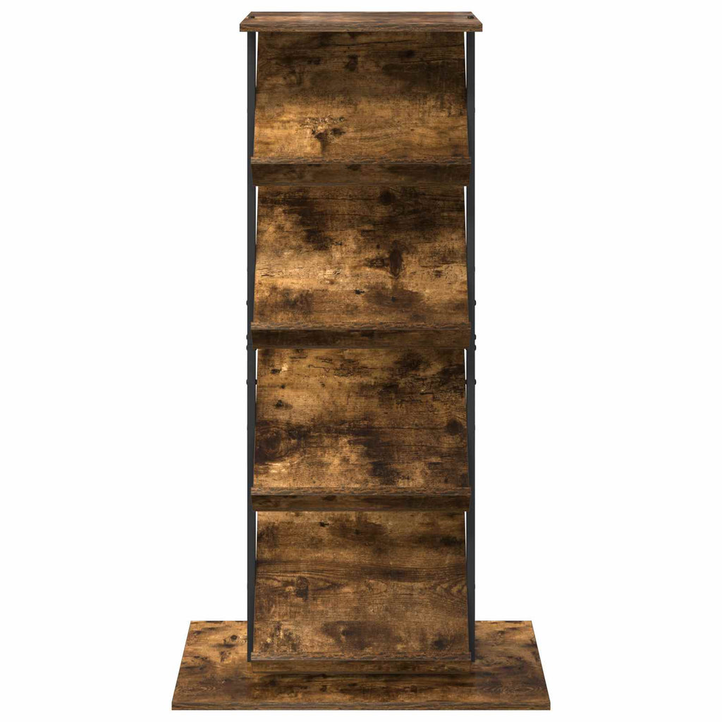 Magazinregal Geräucherte Eiche 68 x 40 x 123.5 cm Holzwerkstoff