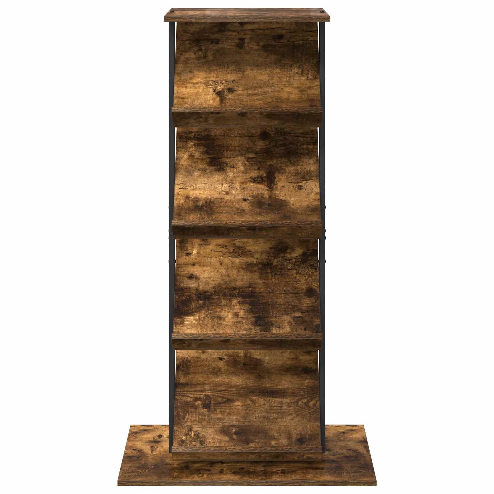 Magazinregal Geräucherte Eiche 68 x 40 x 123.5 cm Holzwerkstoff