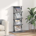 Magazinregal Graues Sonoma 68 x 40 x 123.5 cm Holzwerkstoff