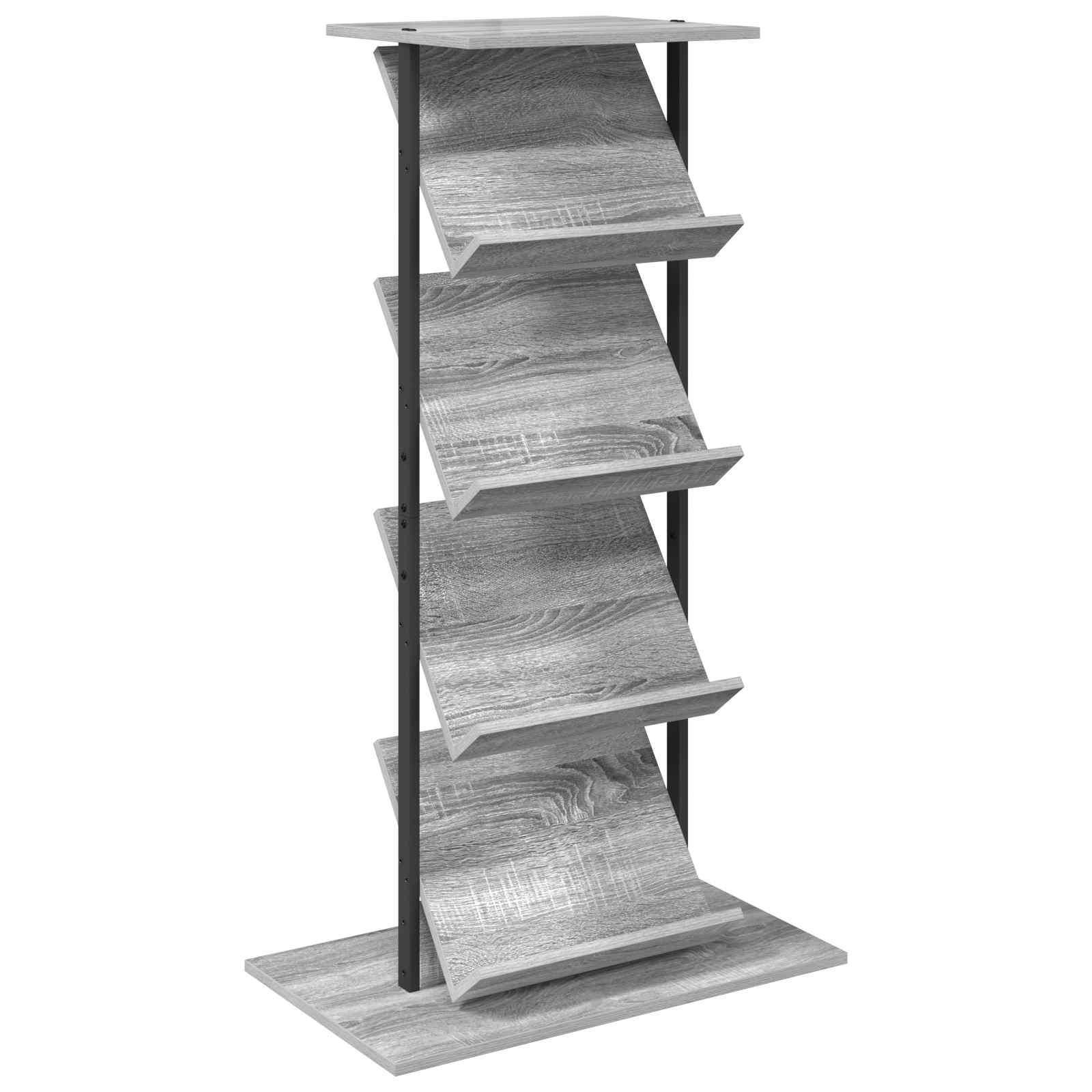 Magazinregal Graues Sonoma 68 x 40 x 123.5 cm Holzwerkstoff