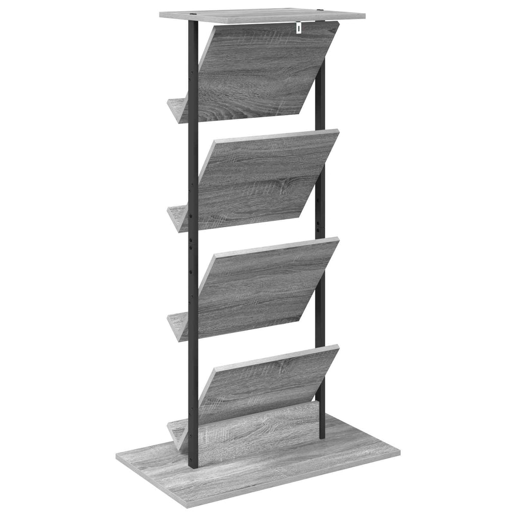 Magazinregal Graues Sonoma 68 x 40 x 123.5 cm Holzwerkstoff