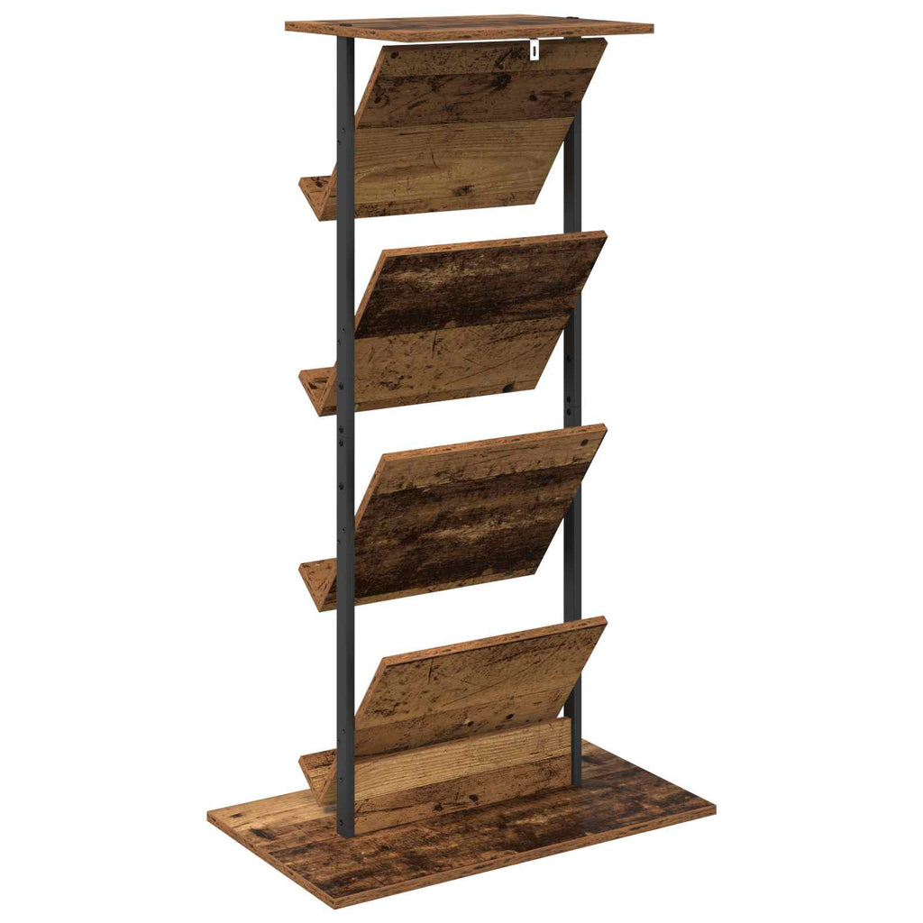 Magazinregal mit Regal Altholz 68 x 40 x 123.5 cm Holzwerkstoff