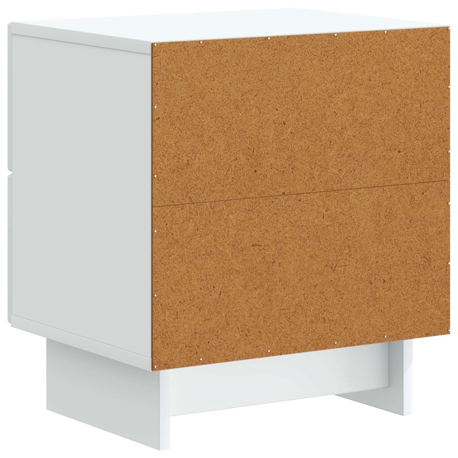 Nachttisch 2 pcs Weiß 43 x 34,5 x 47,5 cm Holzwerkstoff