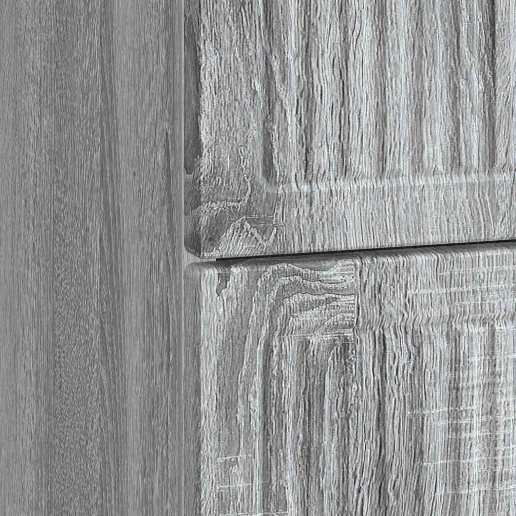 Nachttisch Graues Sonoma 43 x 34,5 x 47,5 cm Holzwerkstoff