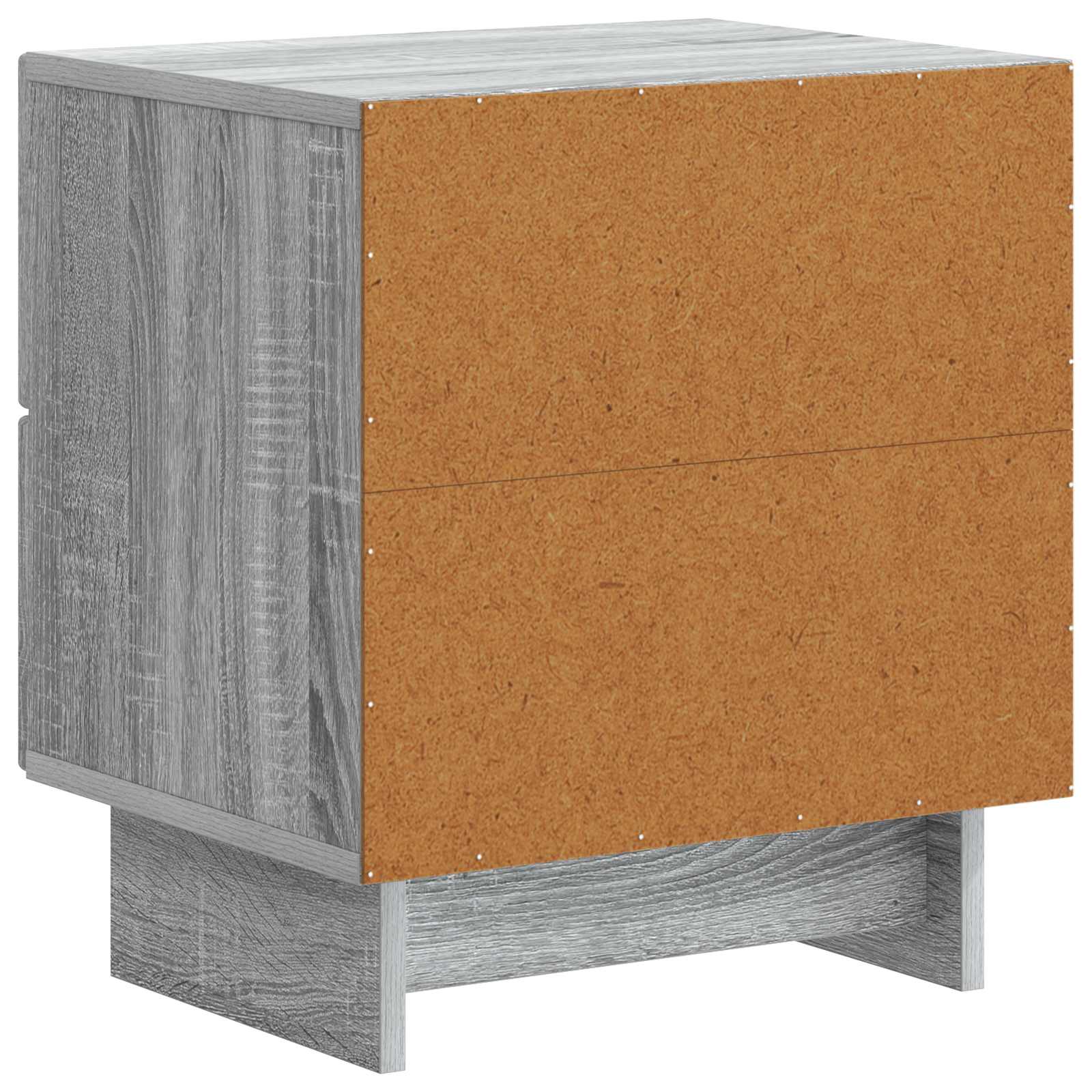 Nachttisch Graues Sonoma 43 x 34,5 x 47,5 cm Holzwerkstoff