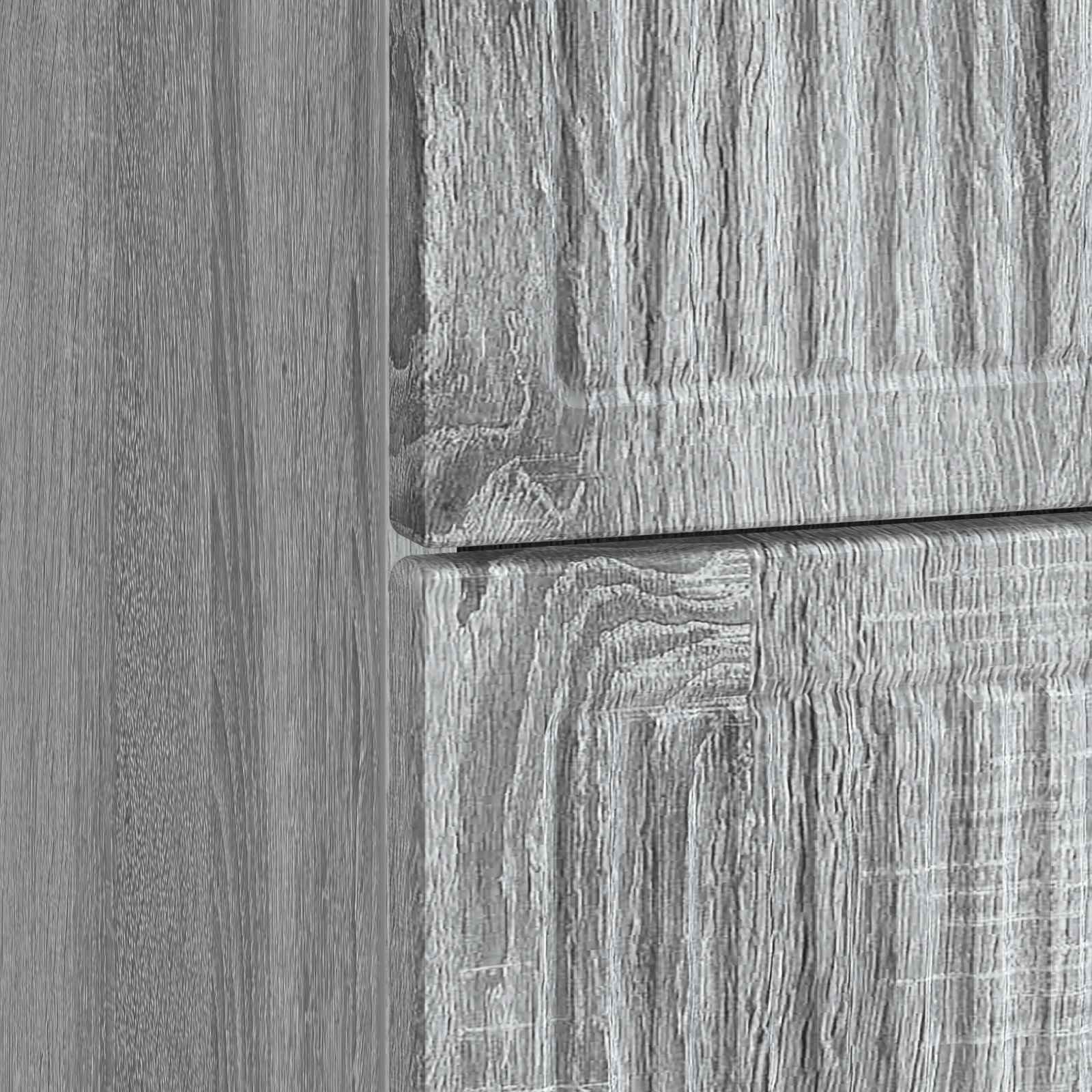 Nachttisch 2 pcs Graues Sonoma 43 x 34,5 x 47,5 cm