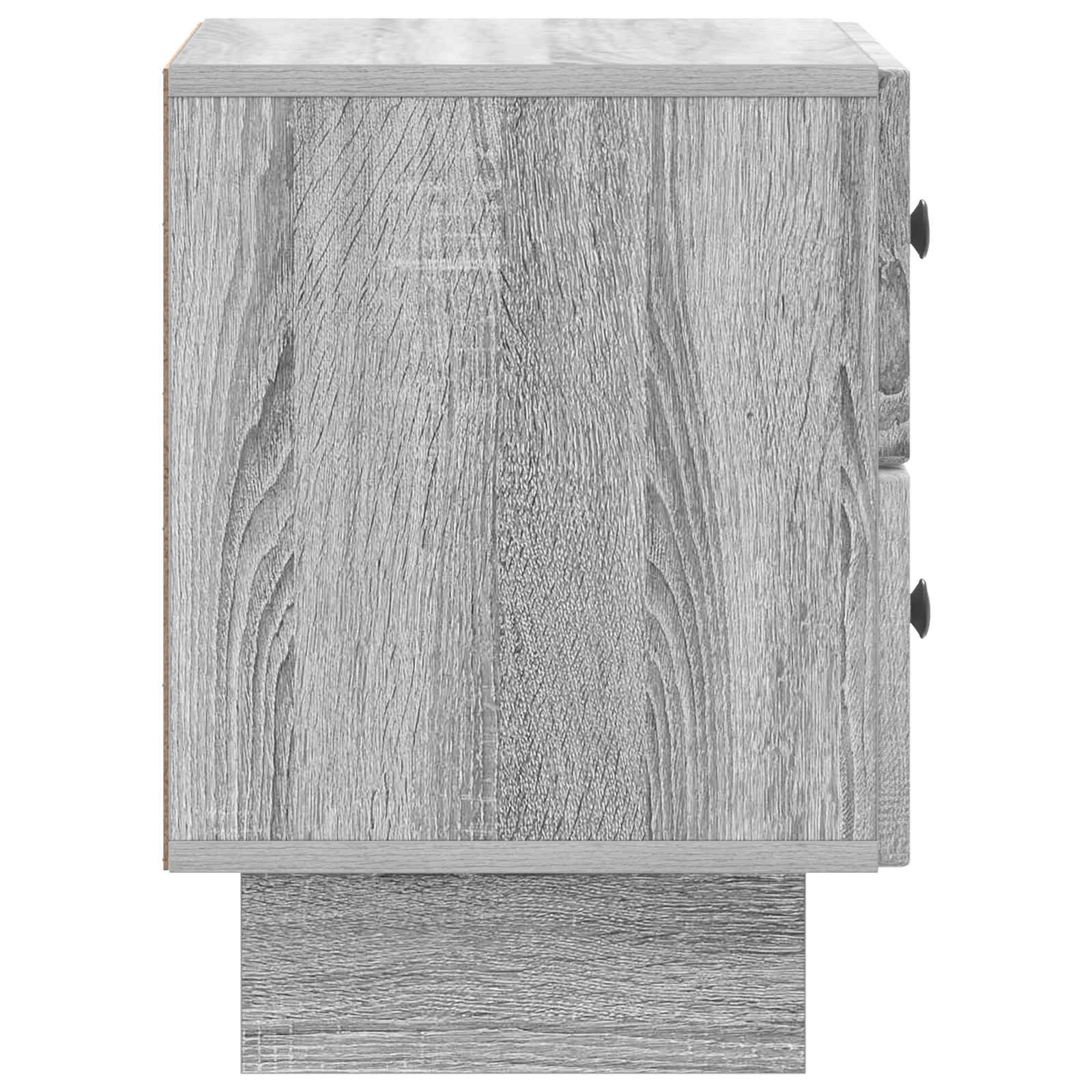 Nachttisch 2 pcs Graues Sonoma 43 x 34,5 x 47,5 cm