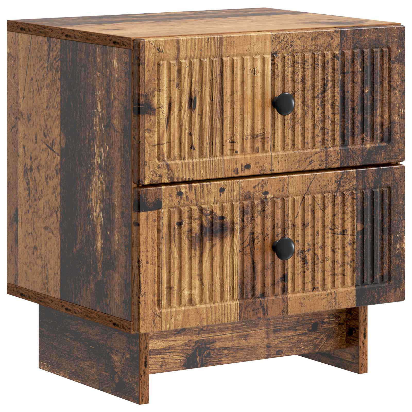 Nachttisch 2 pcs Altholz 43 x 34,5 x 47,5 cm Holzwerkstoff