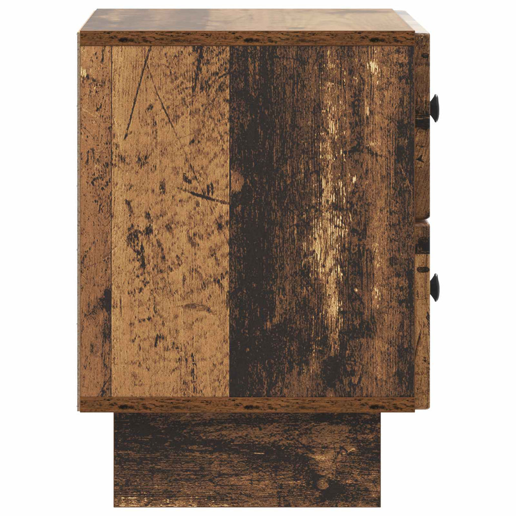 Nachttisch 2 pcs Altholz 43 x 34,5 x 47,5 cm Holzwerkstoff