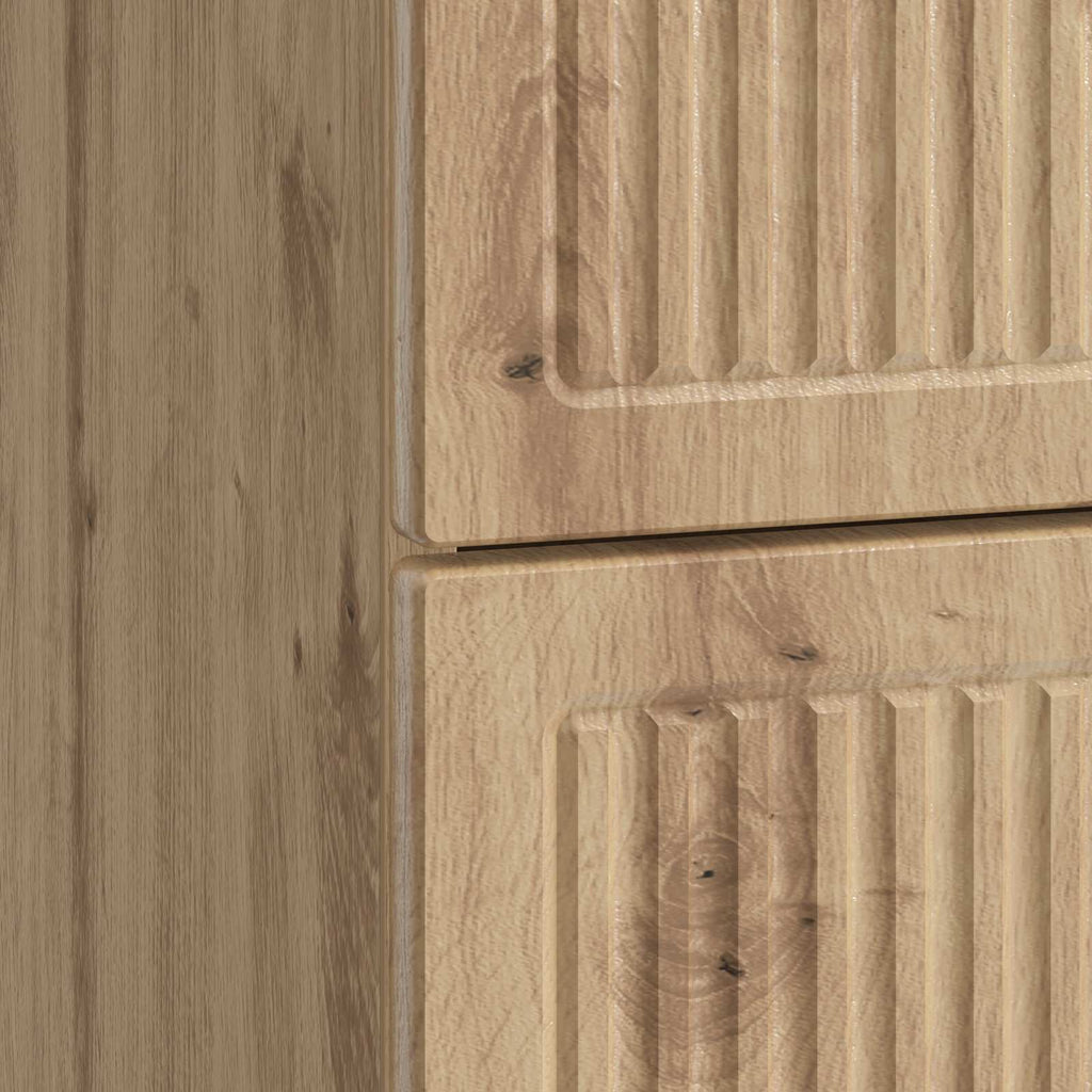 Nachttisch 2 pcs Artisan-Eiche 43 x 34,5 x 47,5 cm