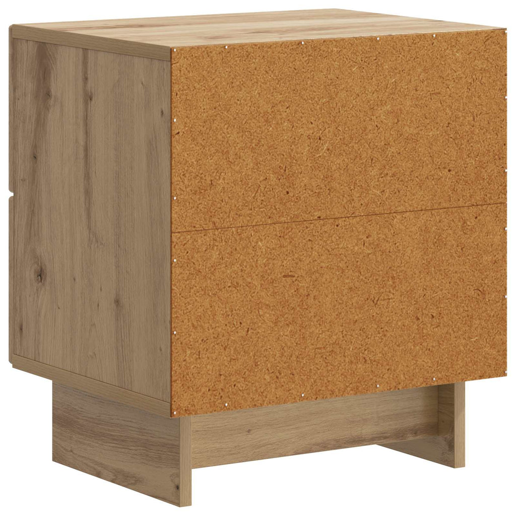 Nachttisch 2 pcs Artisan-Eiche 43 x 34,5 x 47,5 cm