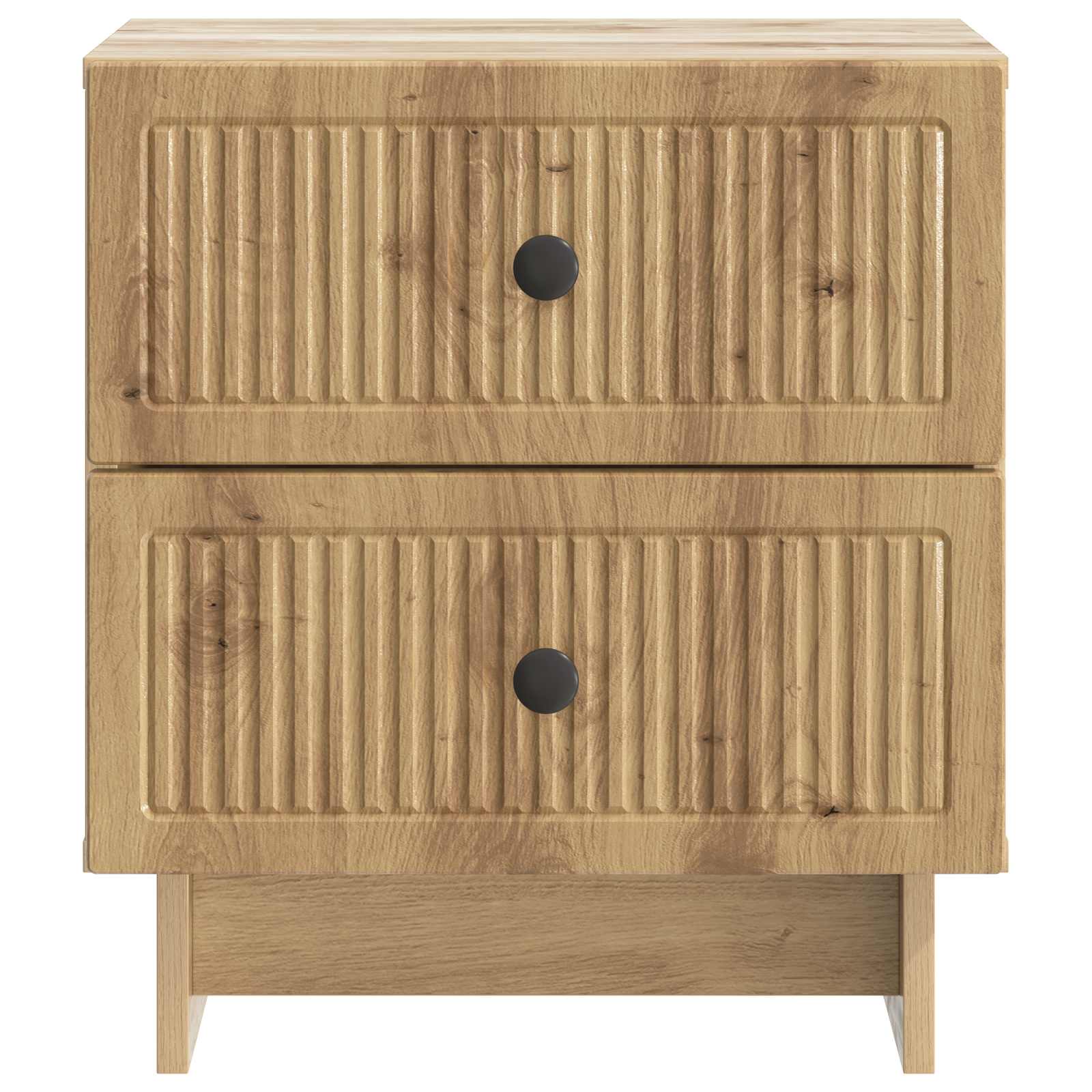 Nachttisch 2 pcs Artisan-Eiche 43 x 34,5 x 47,5 cm