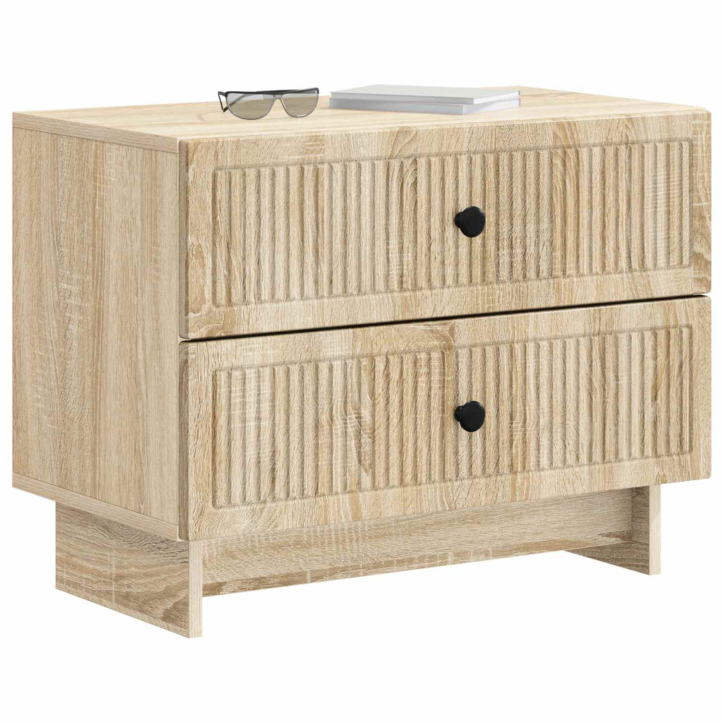 Nachttisch Sonoma-Eiche 62 x 34,5 x 47,5 cm Holzwerkstoff