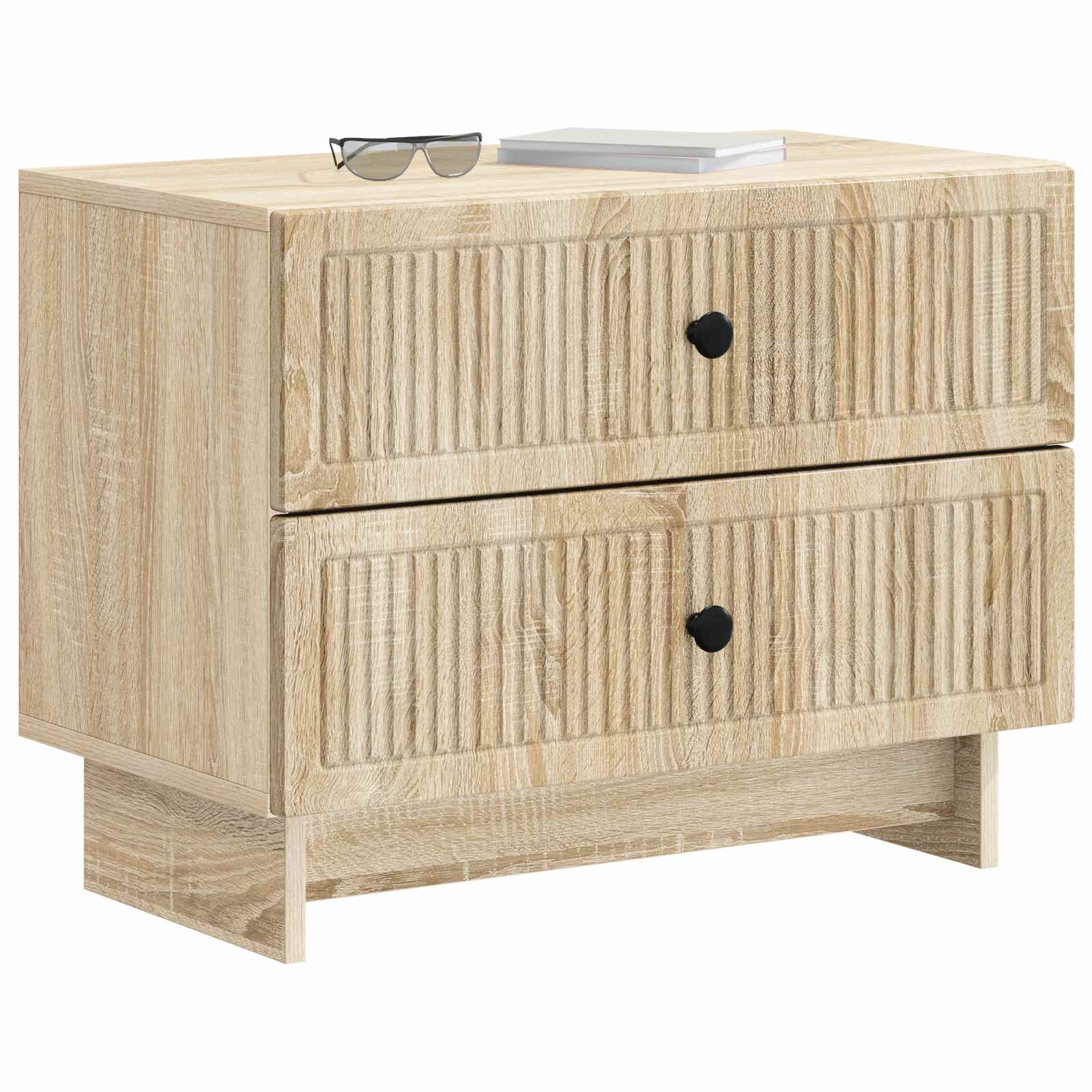 Nachttisch Sonoma-Eiche 62 x 34,5 x 47,5 cm Holzwerkstoff