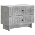 Nachttisch Betongrau 62 x 34,5 x 47,5 cm Holzwerkstoff