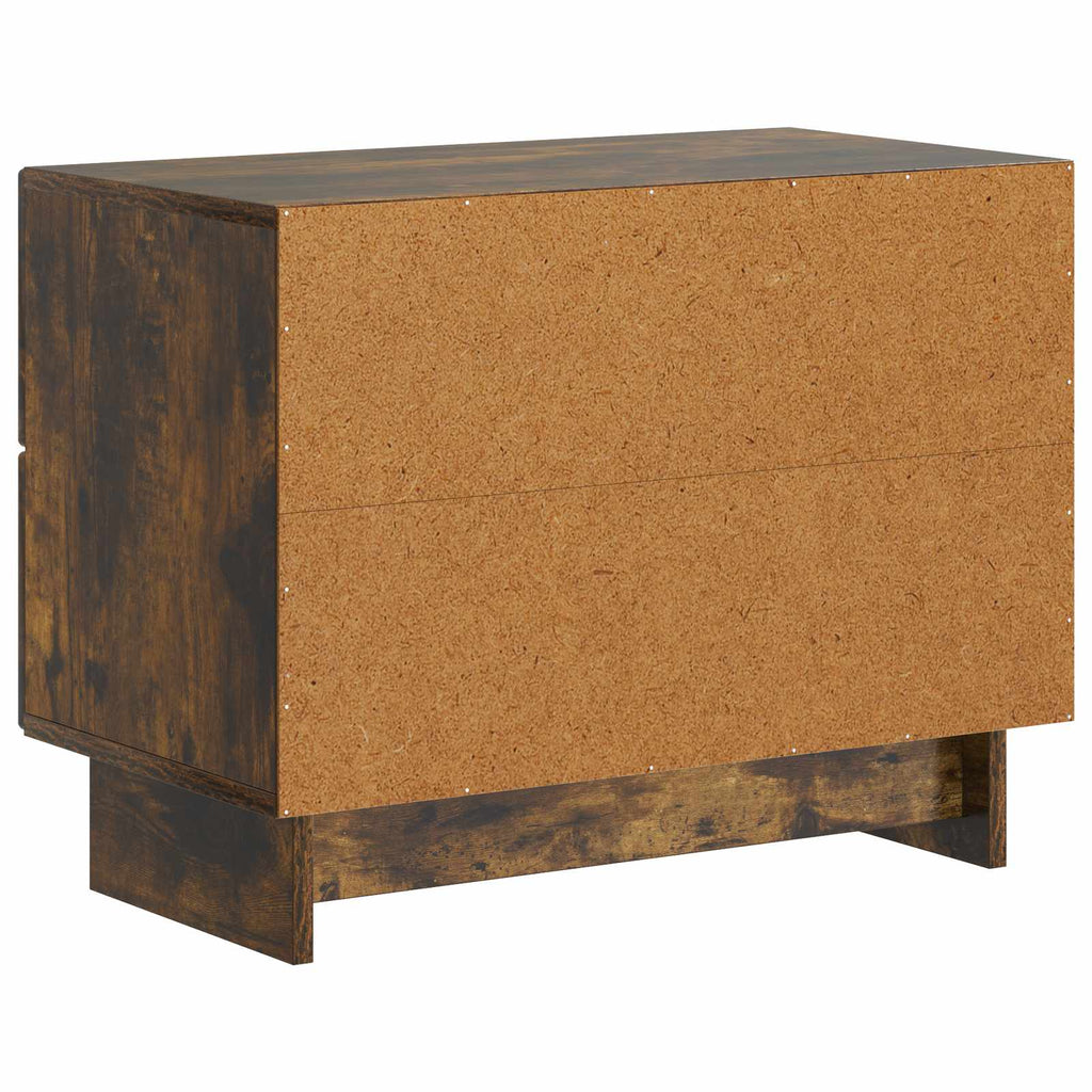 Nachttisch Geräucherte Eiche 62 x 34,5 x 47,5 cm Holzwerkstoff