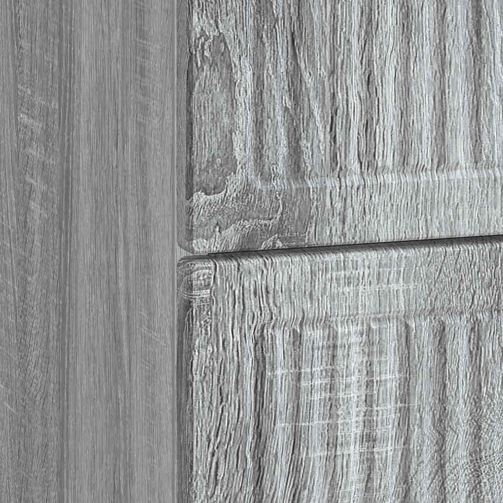 Nachttisch Graues Sonoma 62 x 34,5 x 47,5 cm Holzwerkstoff