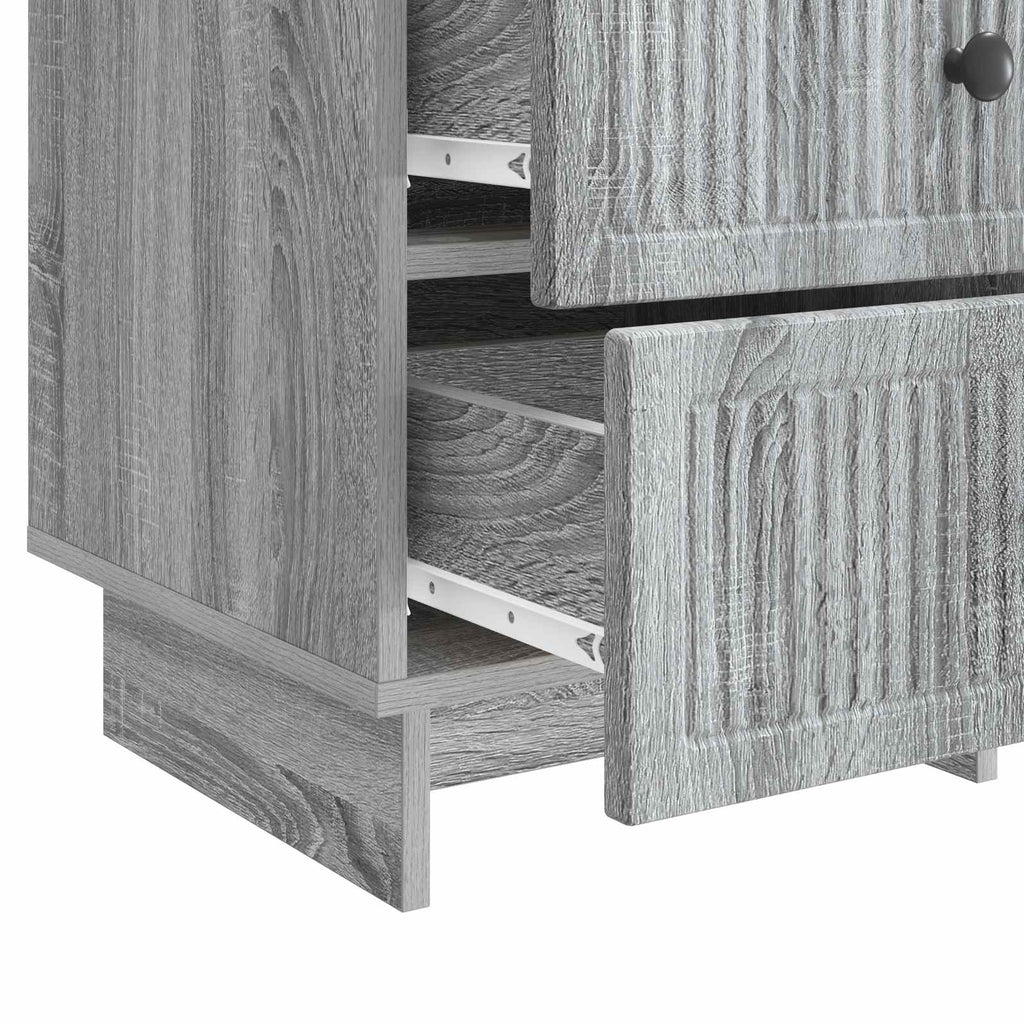 Nachttisch Graues Sonoma 43 x 41 x 66,5 cm Holzwerkstoff