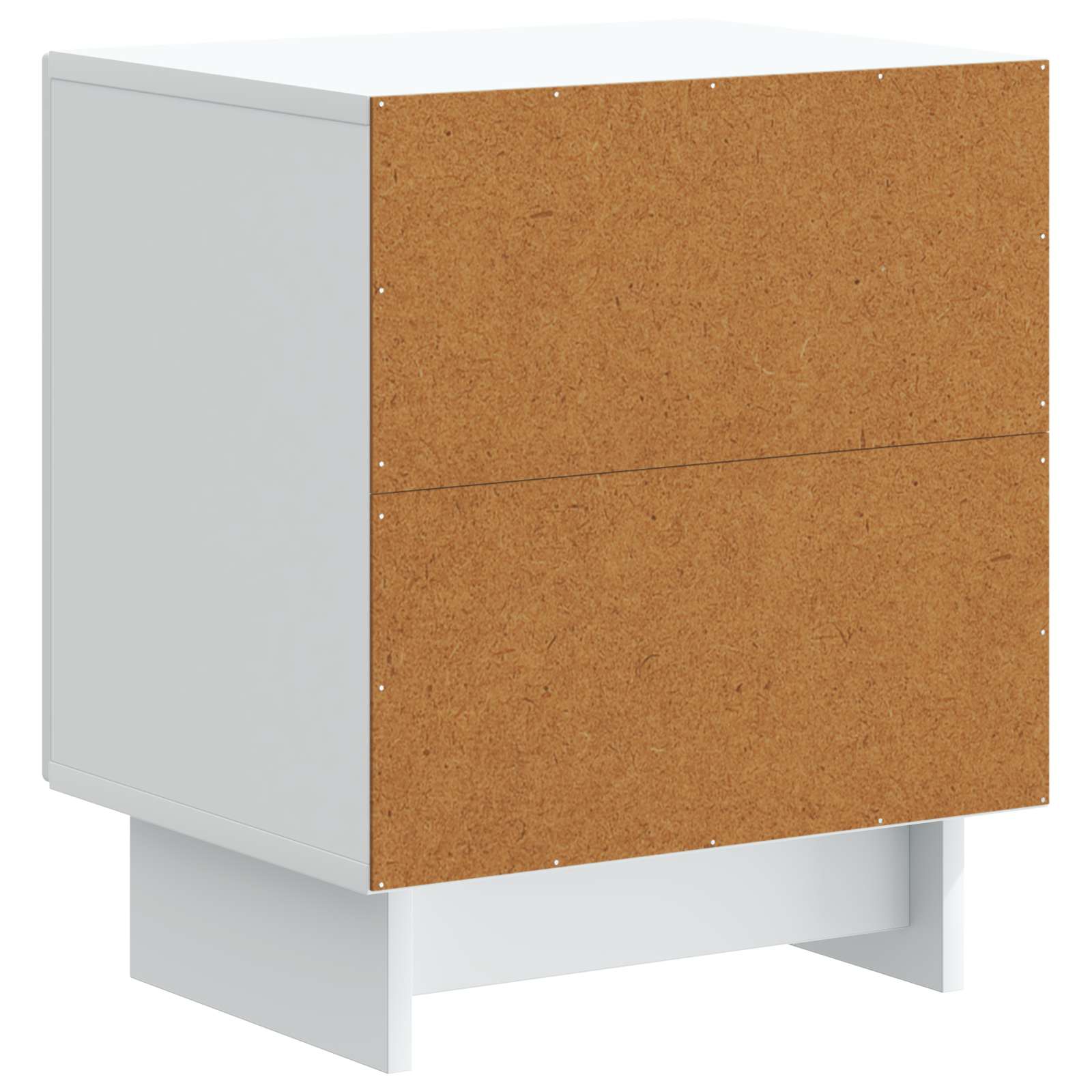 Nachttisch 2 pcs Weiß 43 x 34,5 x 50 cm Holzwerkstoff