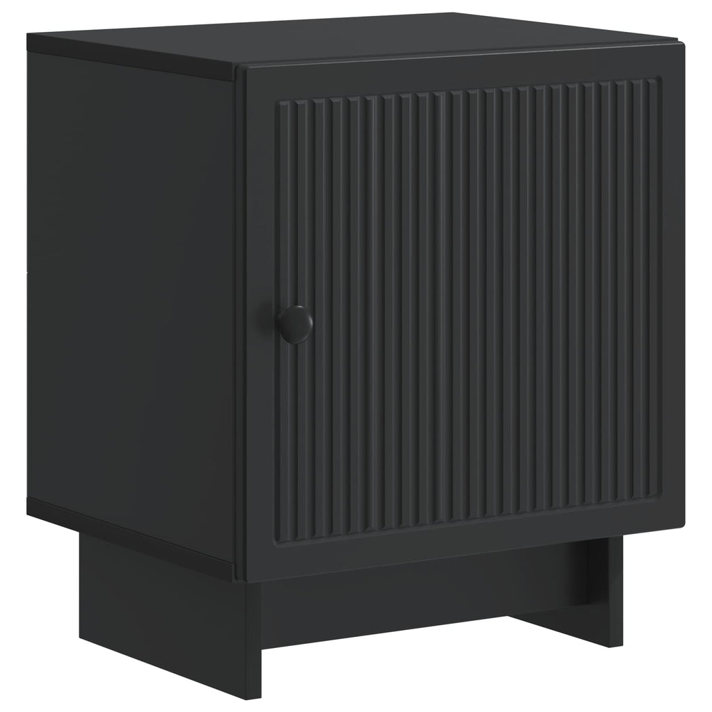 Nachttisch 2 pcs Schwarz 43 x 34,5 x 50 cm Holzwerkstoff