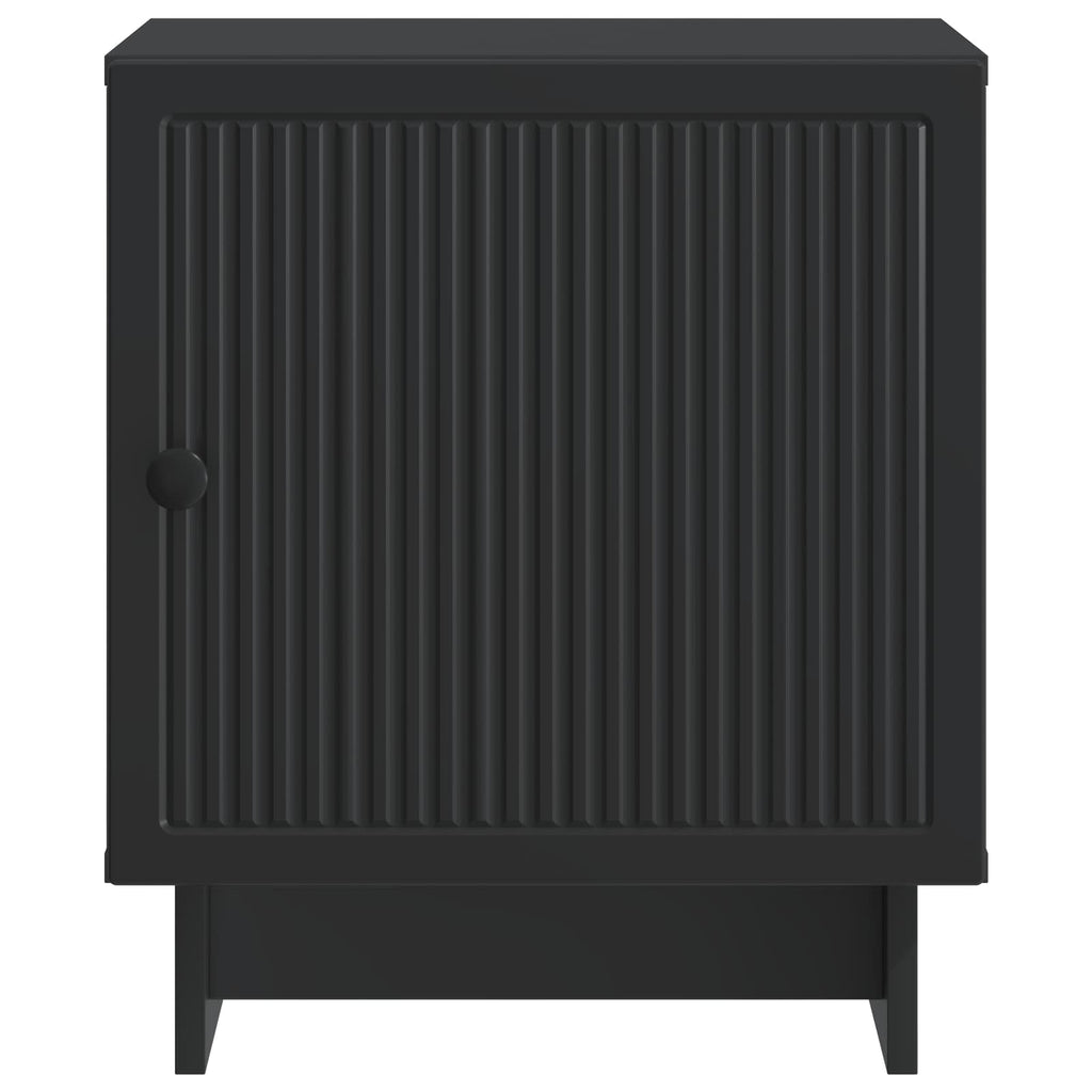 Nachttisch 2 pcs Schwarz 43 x 34,5 x 50 cm Holzwerkstoff