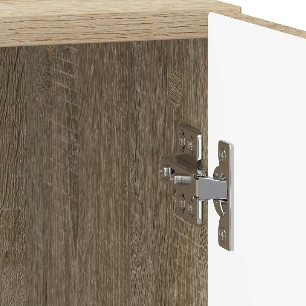 Nachttisch 2 pcs Sonoma-Eiche 43 x 34,5 x 50 cm Holzwerkstoff
