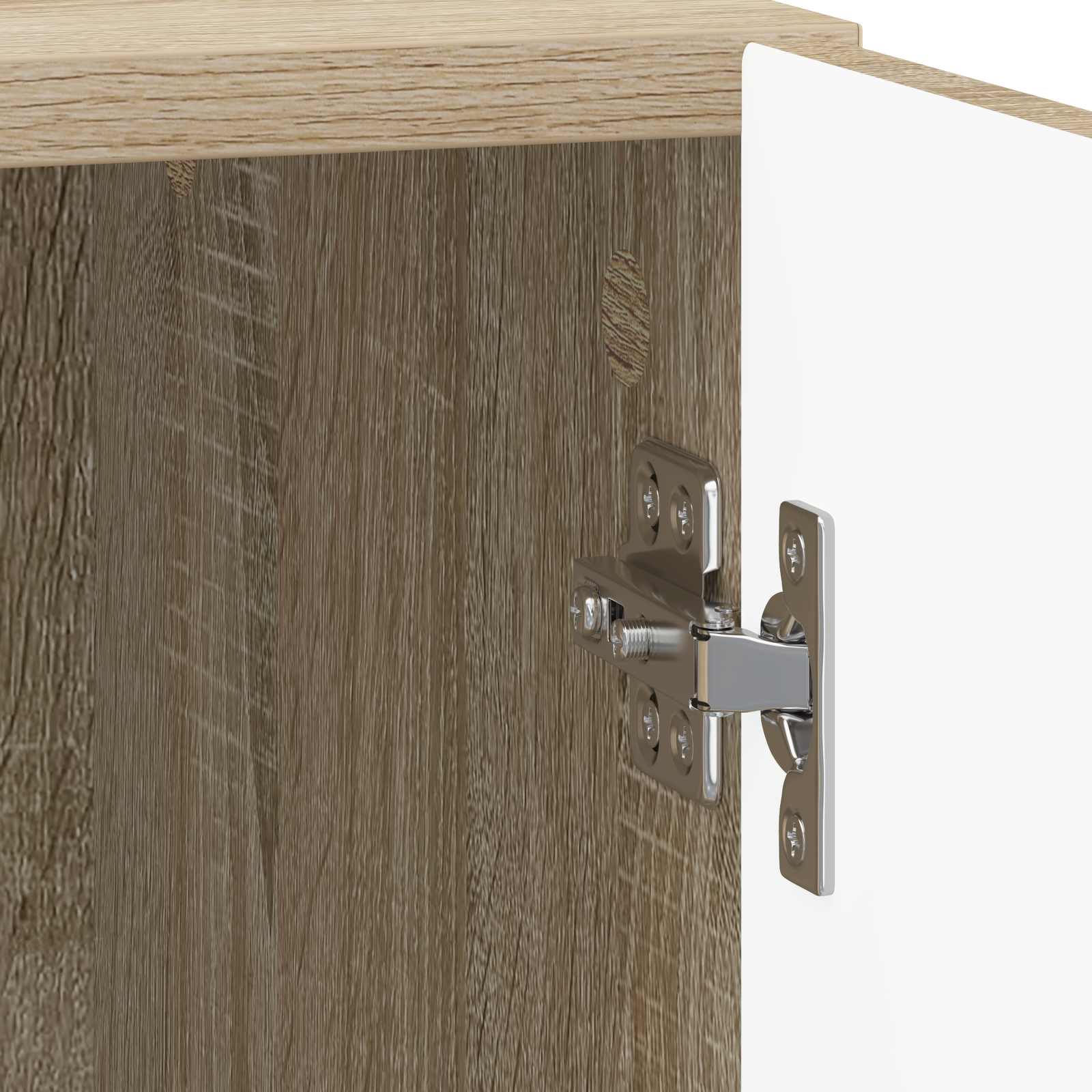 Nachttisch 2 pcs Sonoma-Eiche 43 x 34,5 x 50 cm Holzwerkstoff