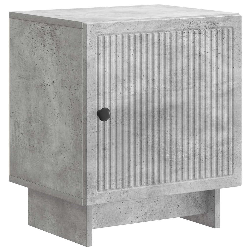 Nachttisch 2 pcs Betongrau 43 x 34,5 x 50 cm Holzwerkstoff