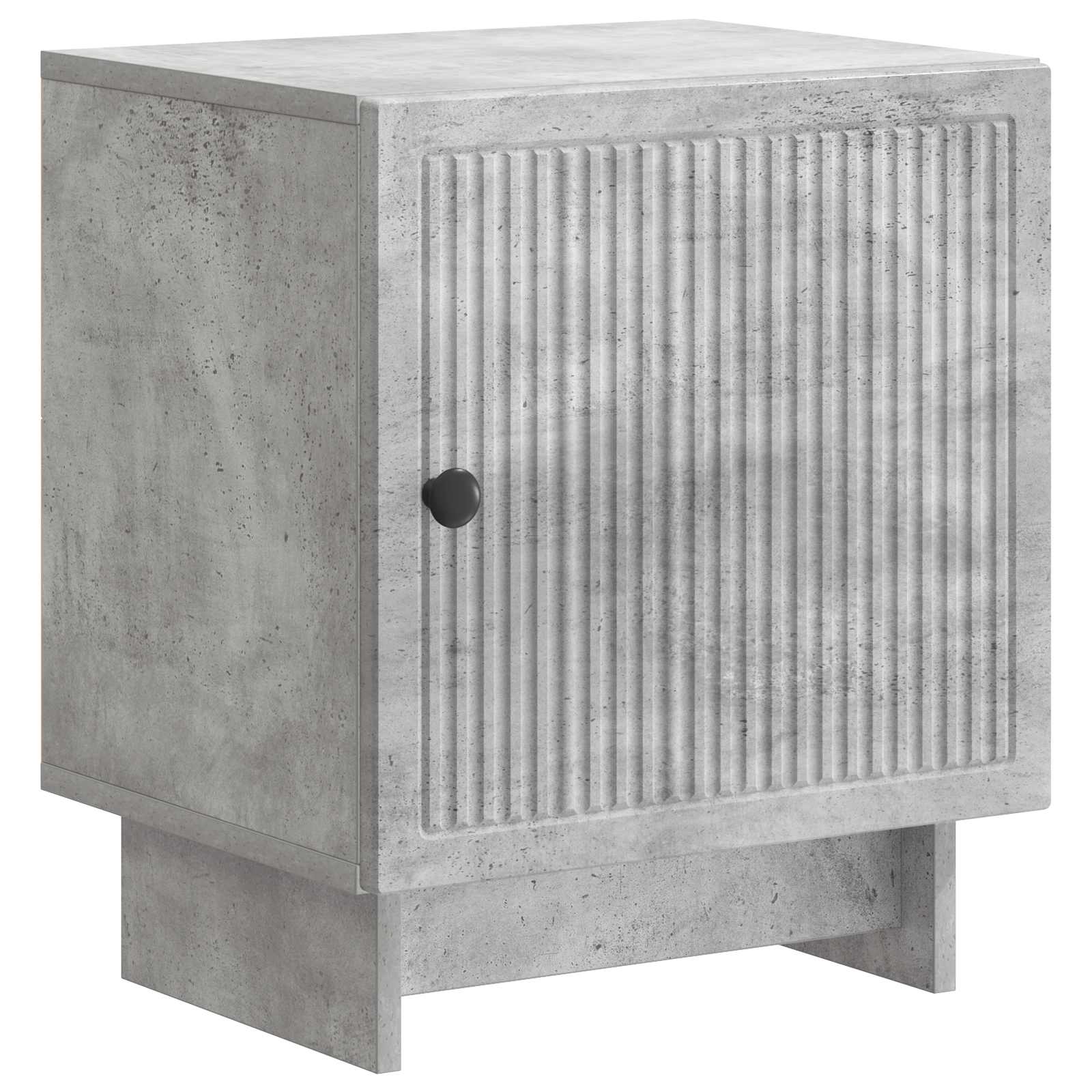 Nachttisch 2 pcs Betongrau 43 x 34,5 x 50 cm Holzwerkstoff