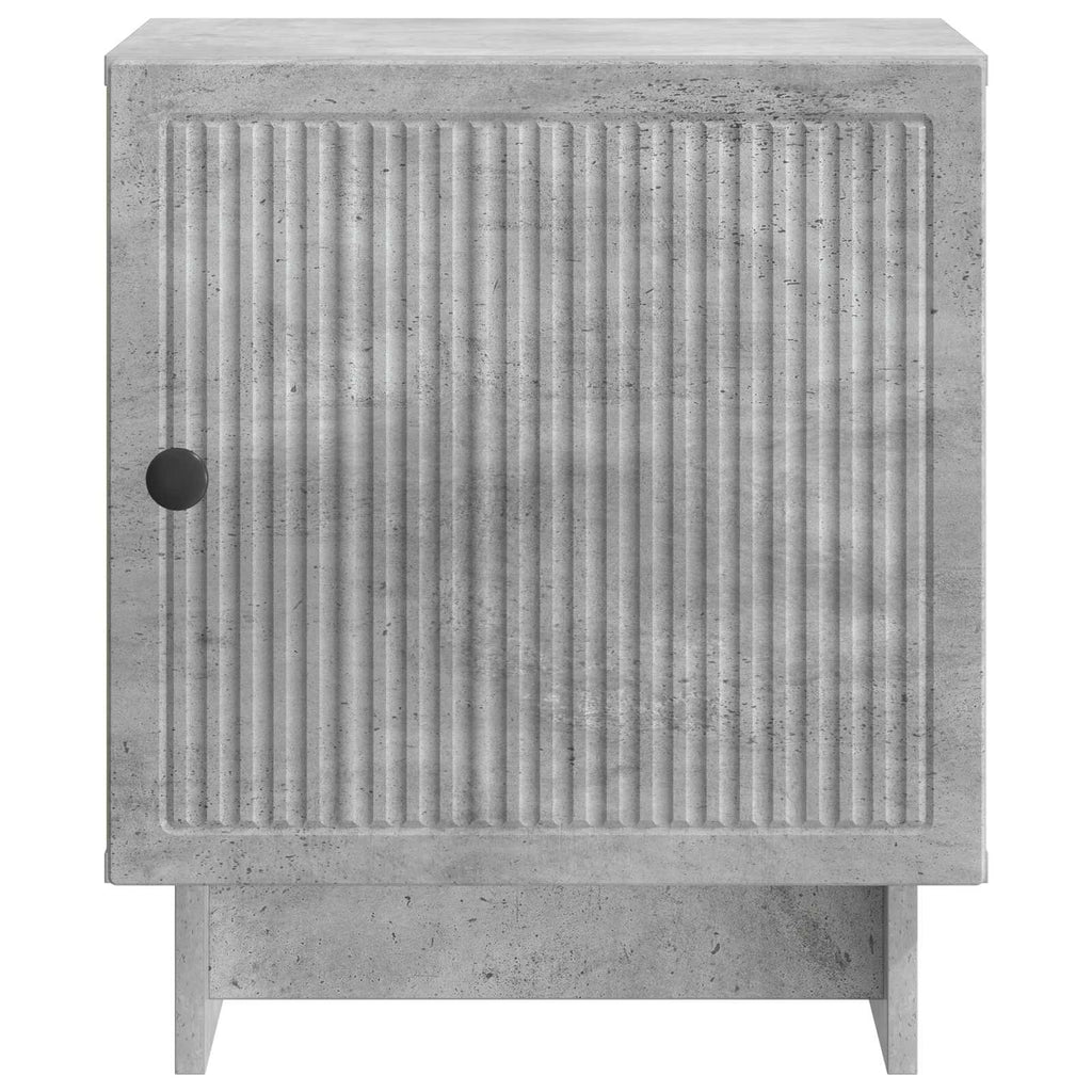 Nachttisch 2 pcs Betongrau 43 x 34,5 x 50 cm Holzwerkstoff