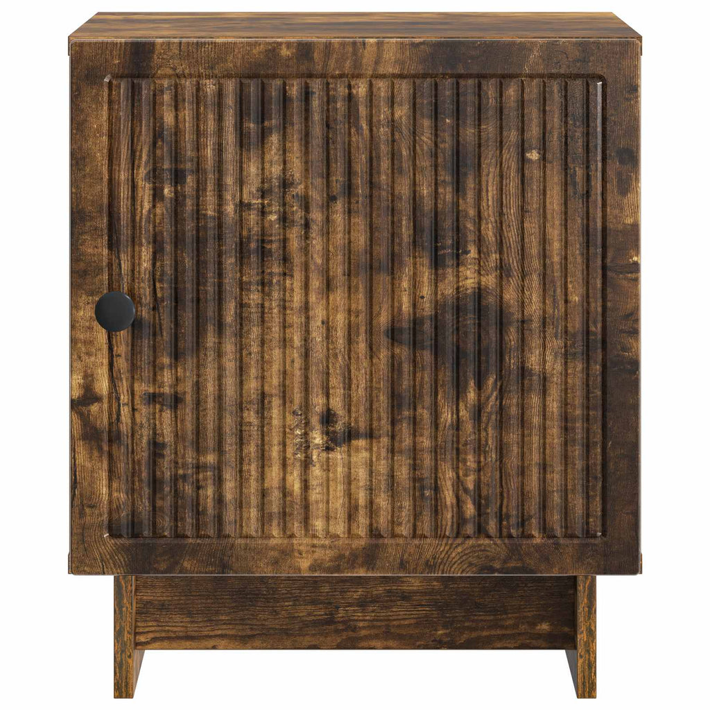 Nachttisch 2 pcs Geräucherte Eiche 43 x 34,5 x 50 cm