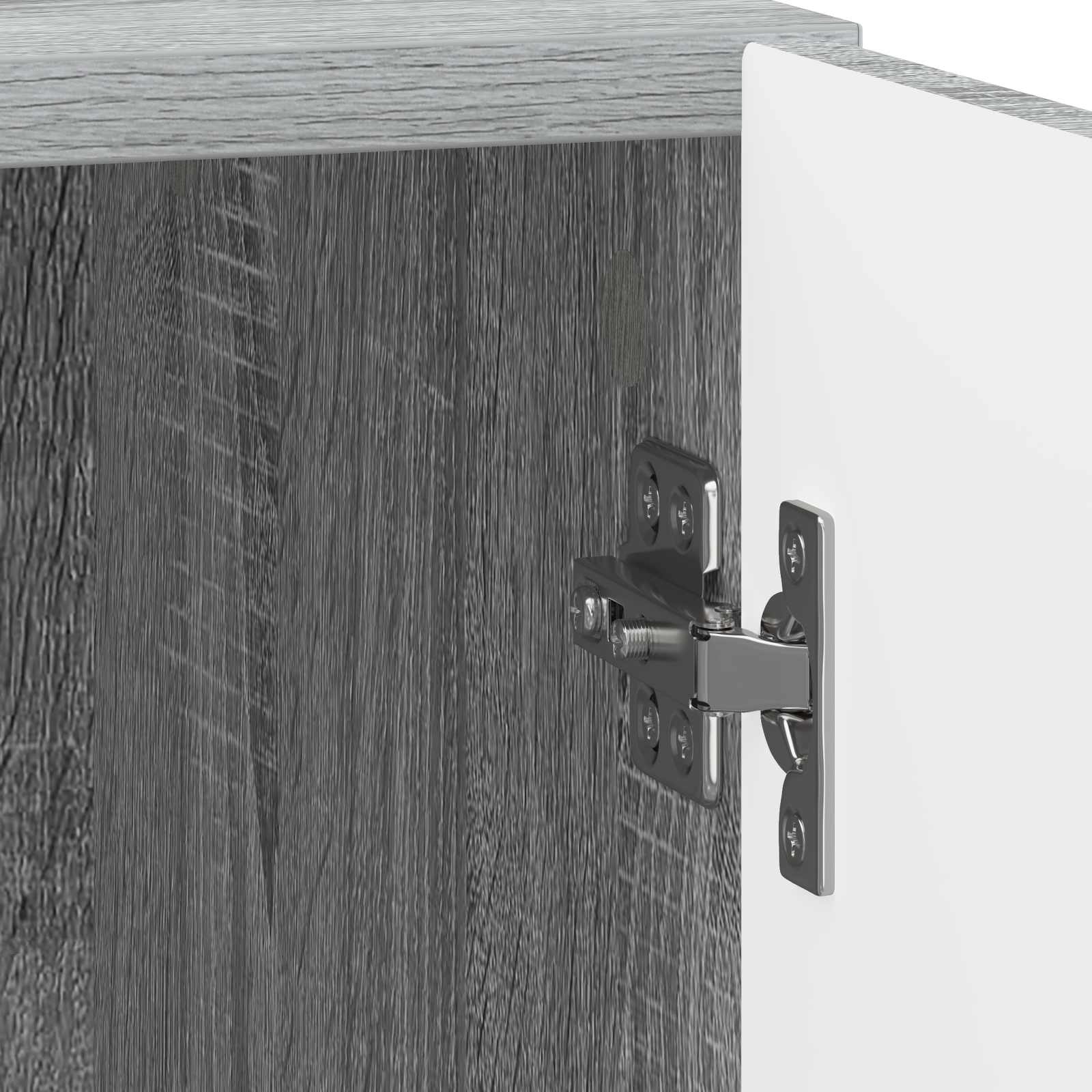 Nachttisch Graues Sonoma 43 x 34,5 x 50 cm Holzwerkstoff