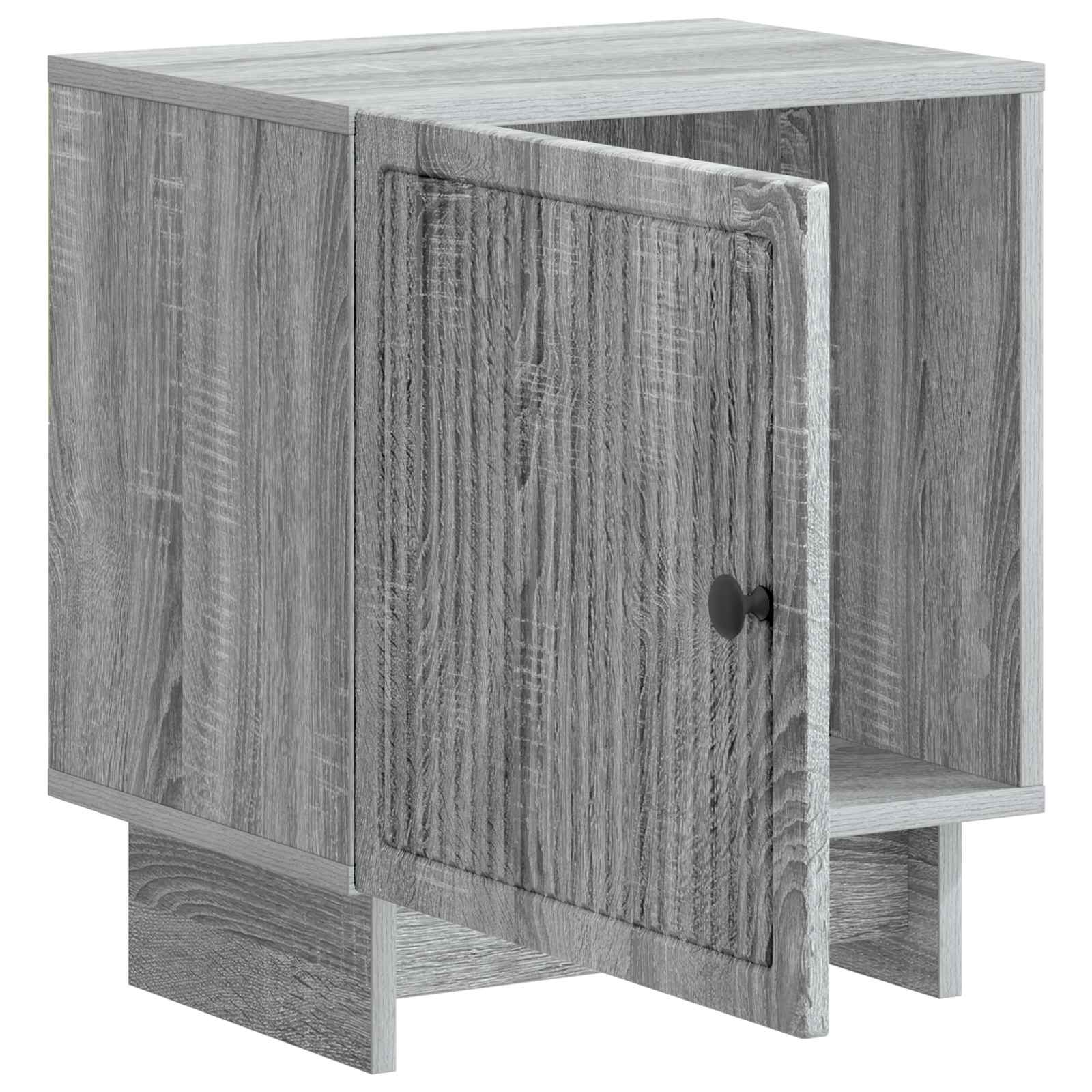 Nachttisch Graues Sonoma 43 x 34,5 x 50 cm Holzwerkstoff