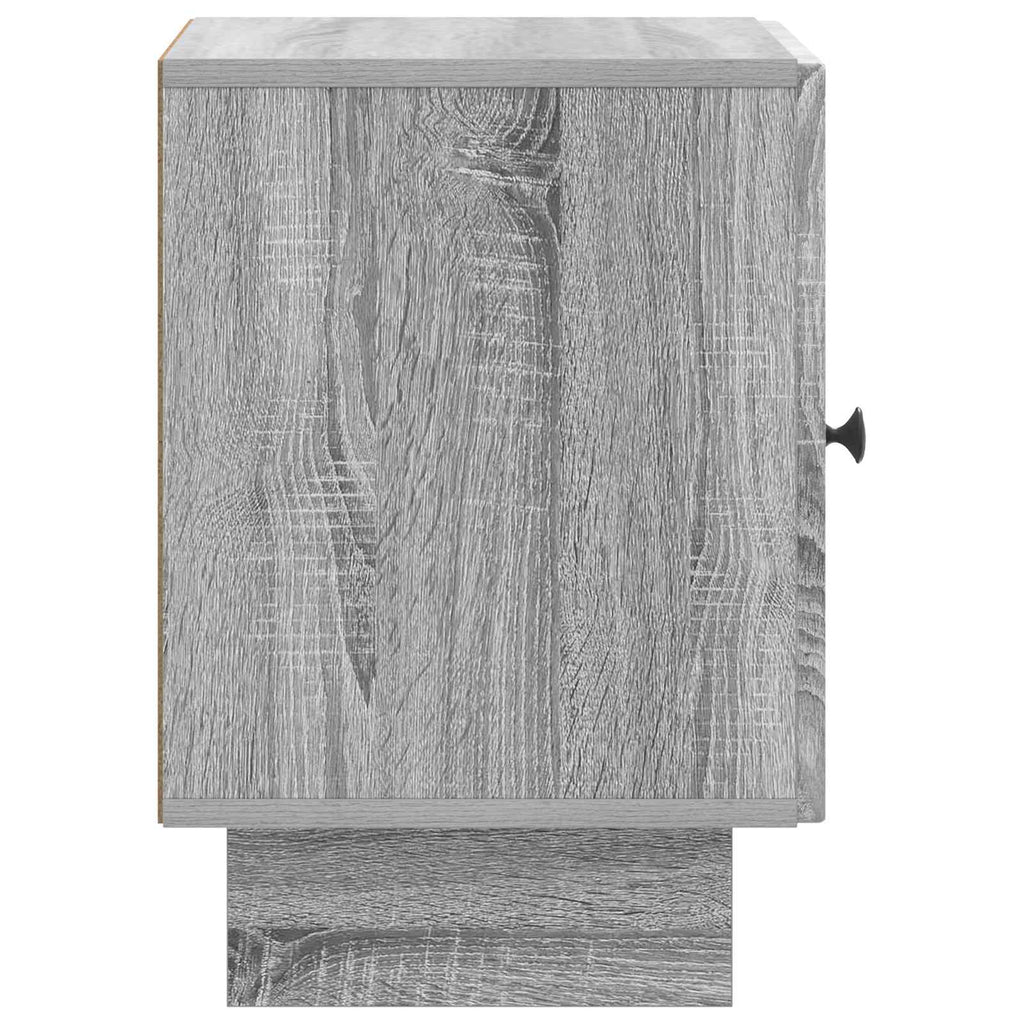 Nachttisch Graues Sonoma 43 x 34,5 x 50 cm Holzwerkstoff