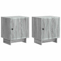 Nachttisch 2 pcs Graues Sonoma 43 x 34,5 x 50 cm Holzwerkstoff