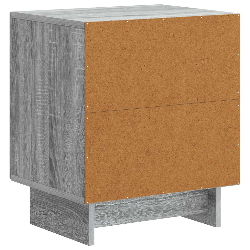 Nachttisch 2 pcs Graues Sonoma 43 x 34,5 x 50 cm Holzwerkstoff