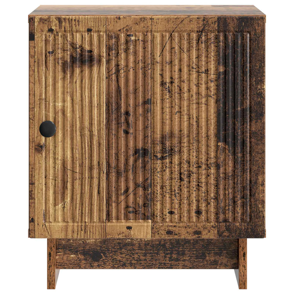 Nachttisch 2 pcs Altholz 43 x 34,5 x 50 cm Holzwerkstoff