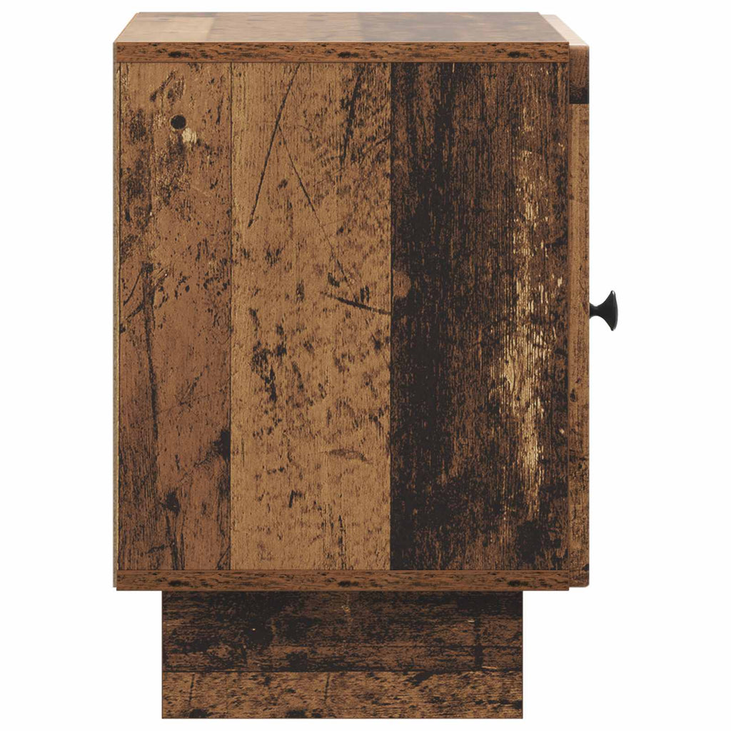 Nachttisch 2 pcs Altholz 43 x 34,5 x 50 cm Holzwerkstoff
