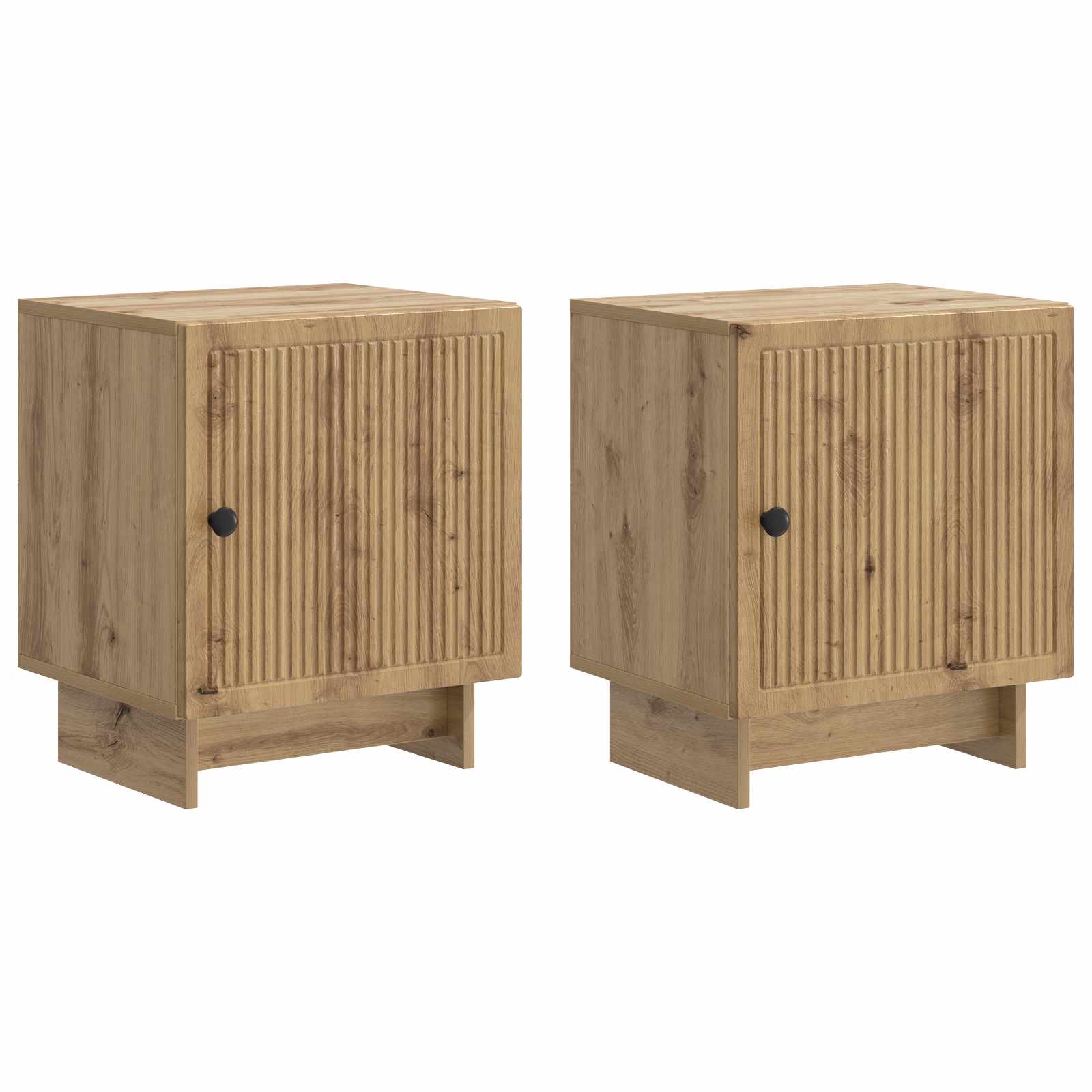 Nachttisch 2 pcs Artisan-Eiche 43 x 34,5 x 50 cm Holzwerkstoff
