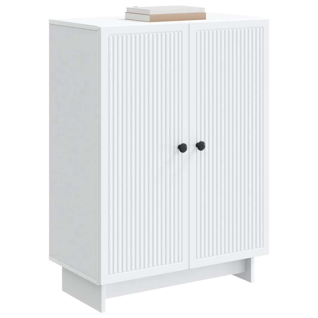 Sideboard Weiß 66 x 34,5 x 90 cm Holzwerkstoff