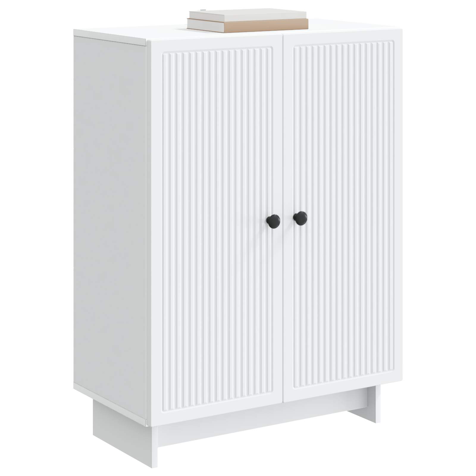 Sideboard Weiß 66 x 34,5 x 90 cm Holzwerkstoff
