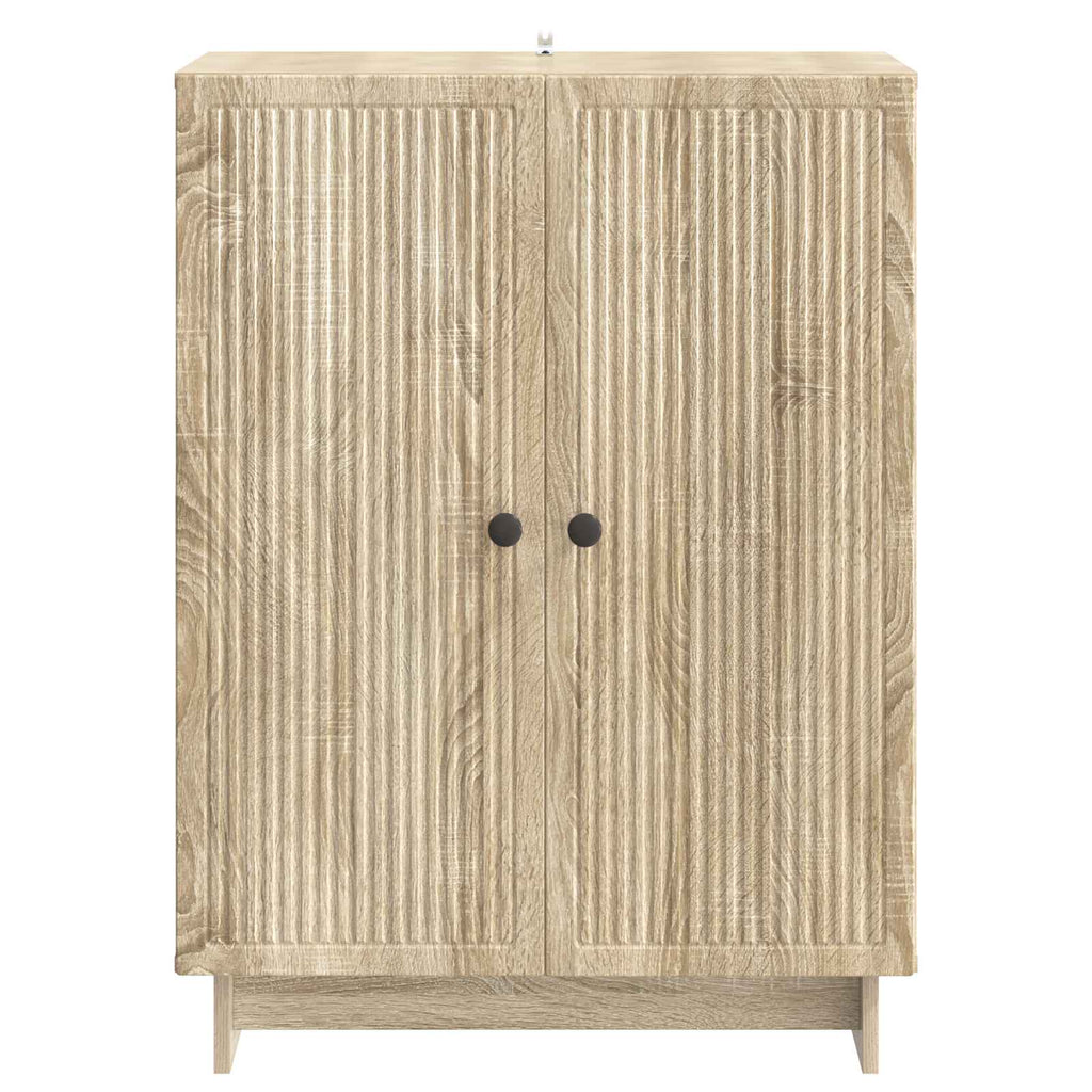 Sideboard Sonoma-Eiche 66 x 34,5 x 90 cm Holzwerkstoff