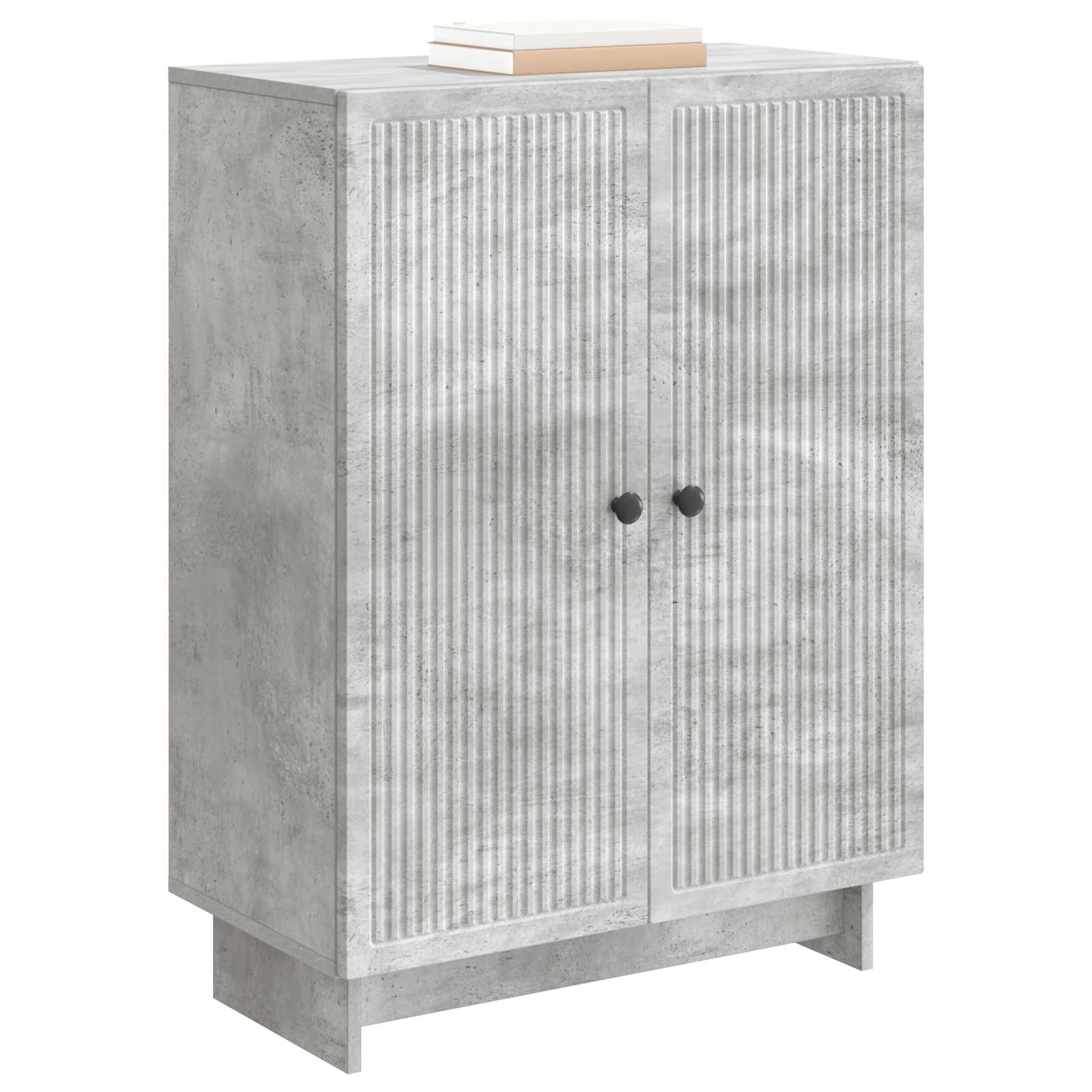 Sideboard Betongrau 66 x 34,5 x 90 cm Holzwerkstoff