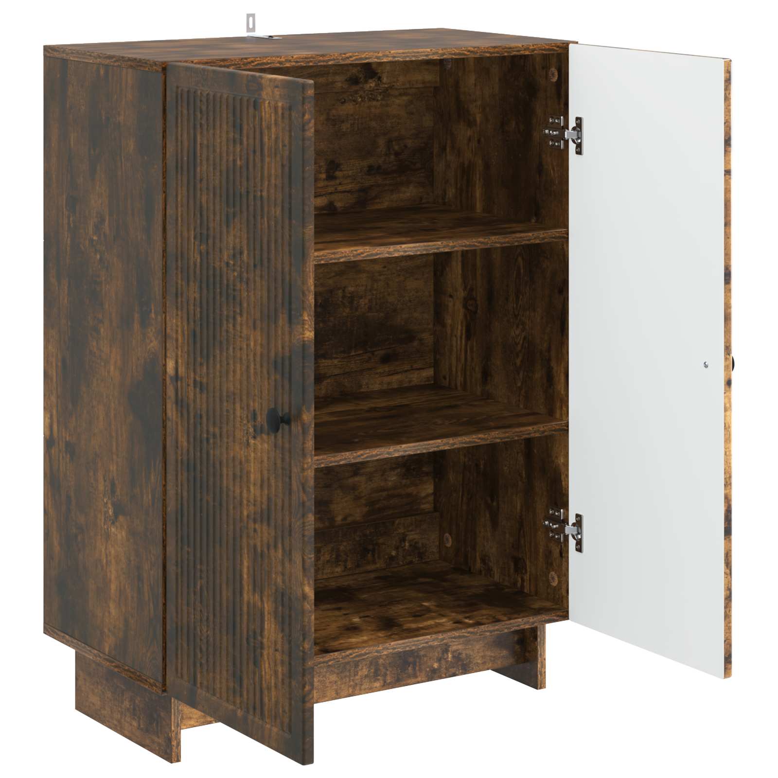 Sideboard Geräucherte Eiche 66 x 34,5 x 90 cm Holzwerkstoff