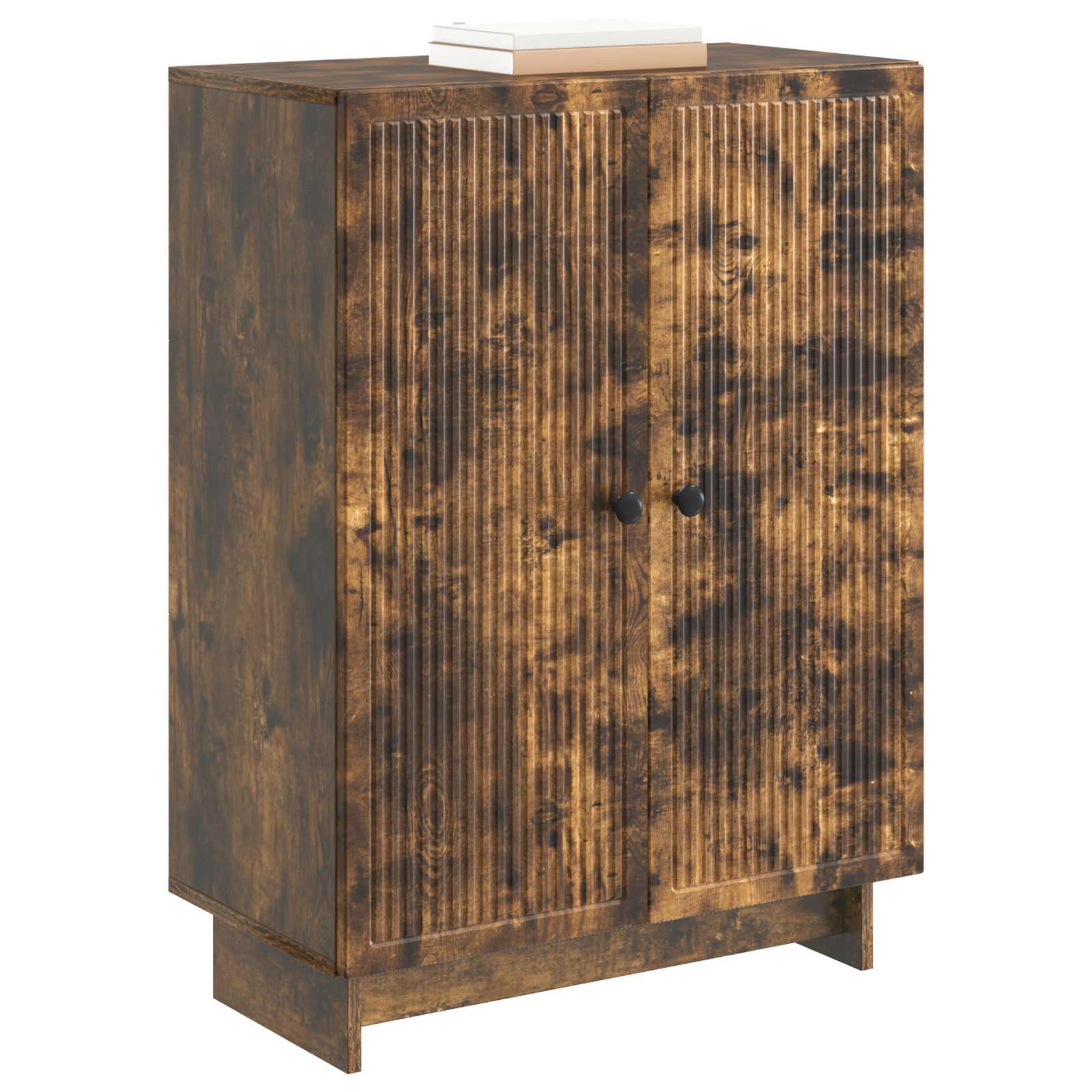 Sideboard Geräucherte Eiche 66 x 34,5 x 90 cm Holzwerkstoff