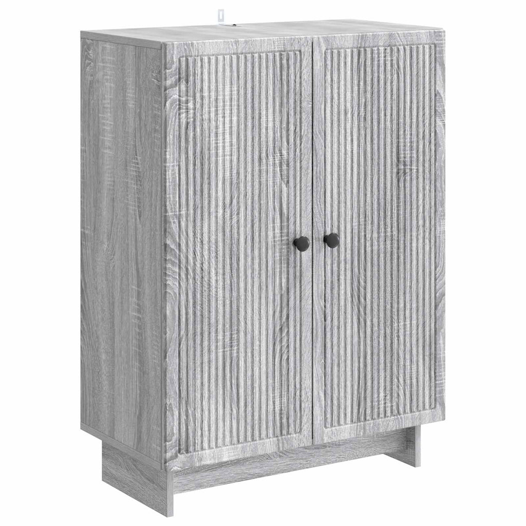 Sideboard Graues Sonoma 66 x 34,5 x 90 cm Holzwerkstoff
