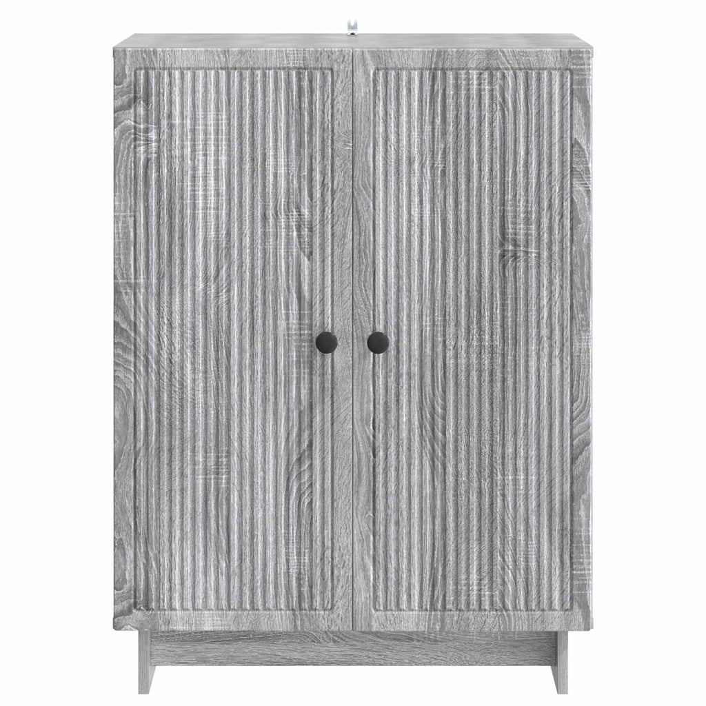Sideboard Graues Sonoma 66 x 34,5 x 90 cm Holzwerkstoff